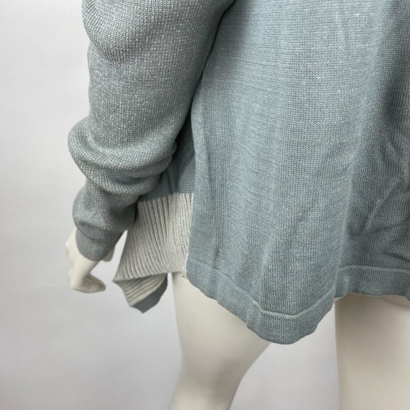CAbi 5132 Open Front Pocket Cardigan Long Sleeve Drape Sweater Sage Women S NWT - Picture 8 of 12